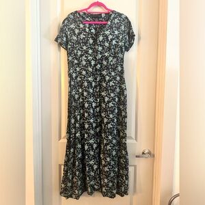 Vintage August Silk Dress- 100% Silk